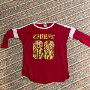 PINK chiefs shirt